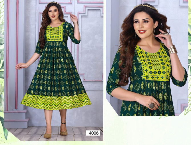 Golden Fashion Forever 1 Ethnic Wear Wholesale  Anarkali Kurti Collection